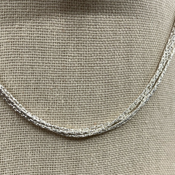 Vintage Milor Italy 925 Sterling Multi-Strand Necklace – 16" - Picture 4 of 15